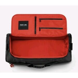 Private Label Black Red Carry-On Bag Duffle Travel Sling Gym Pack